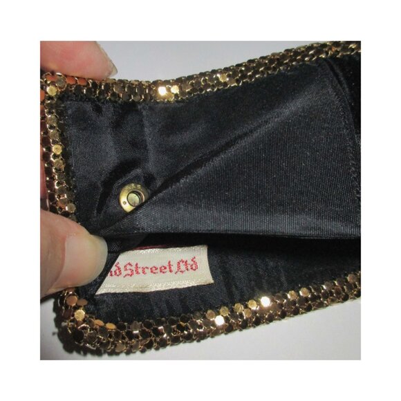 Vintage 40s Bond Street Ltd Gold Mesh Wallet Coin Purse New wBox Germany US Zone - Picture 7 of 10